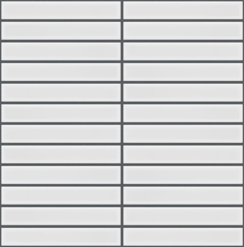 SEF22100 White Glossy Sevilla - KitKat Finger 22x145mm, antracite