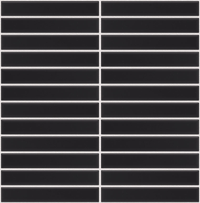 SEF22915 Black Glossy Sevilla - KitKat Finger 22x145mm, voeg white