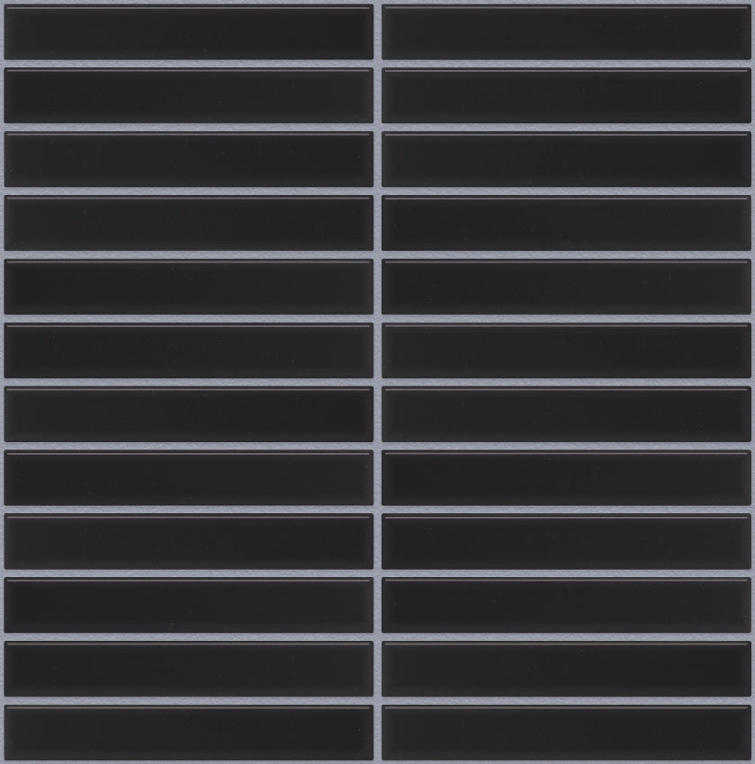 SEF22915 Black Glossy Sevilla - KitKat Finger 22x145mm, voeg artic grey