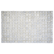 The Mosaic Factory Valencia Mozaiek Tegel Vierkant - 3D Icy Pearl Glas Recycled 328x518 mm - Mozaiektegel.com