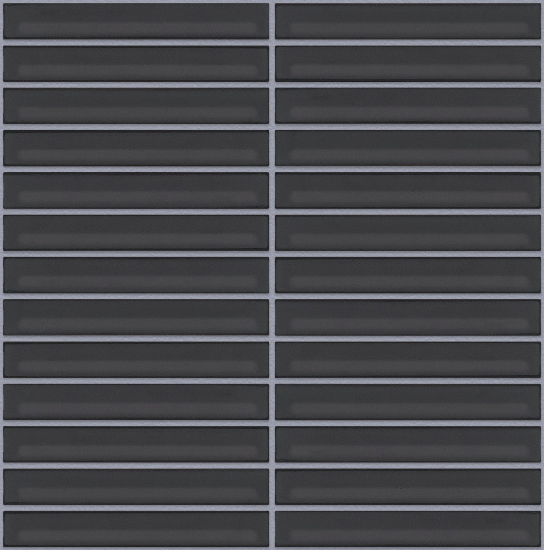 SEF-OH-20915 Black Glossy Sevilla - KitKat Original 20x145mm, voeg artic grey