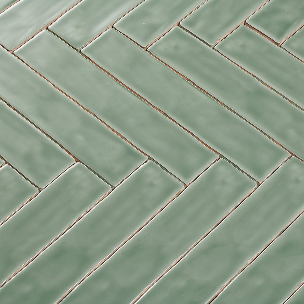 Dateg Wandtegel Handvorm Appelgroen