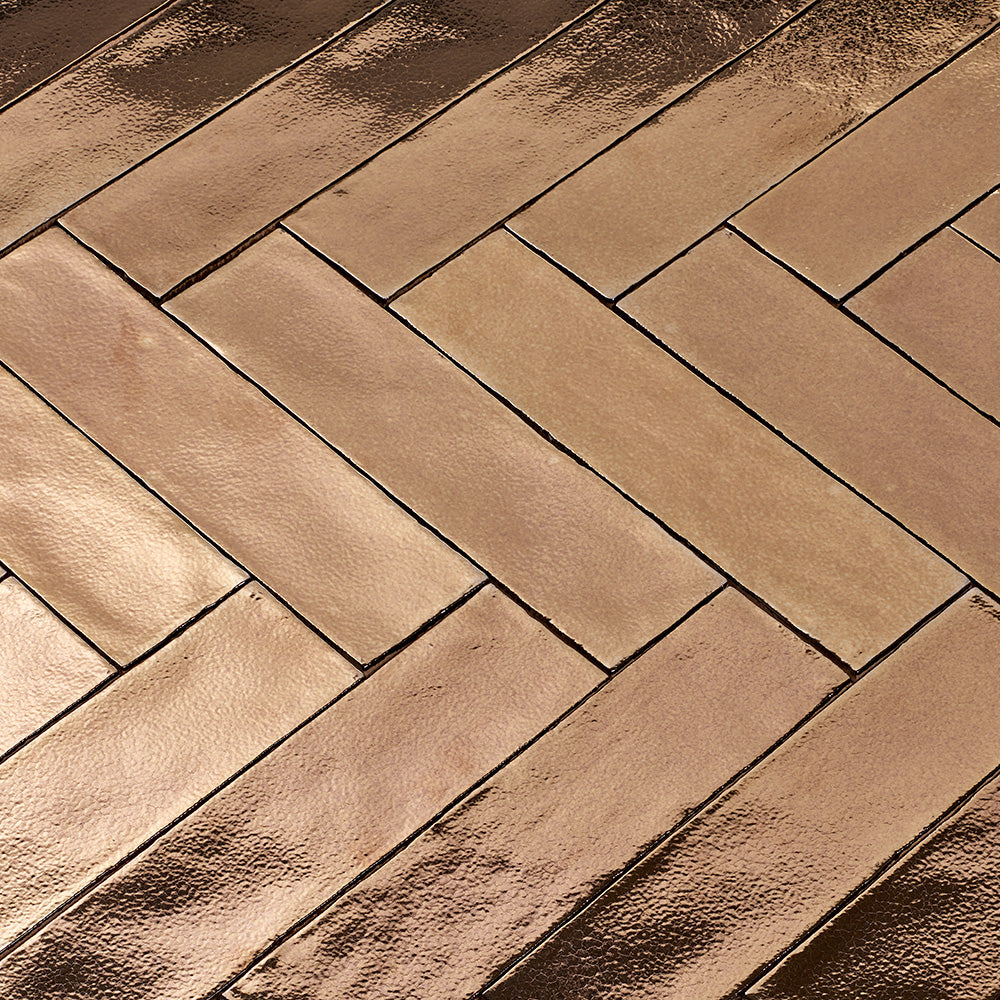 Dateg Wandtegel Handvorm Goud