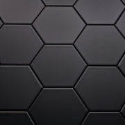 Dateg Wandtegel Hexagon Onda Mat Zwart