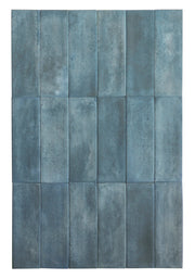 Dateg Wandtegel Mat - Denia Jeansblauw 5x15 Inhoud doos 0,45m2 - Mozaiektegel.com