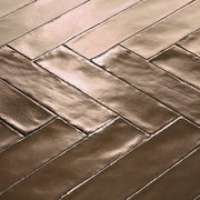 Terre d'Azur wandtegel Gerona F68 Mat 7.5x30 cm Aged Brons - Mozaiektegel.com