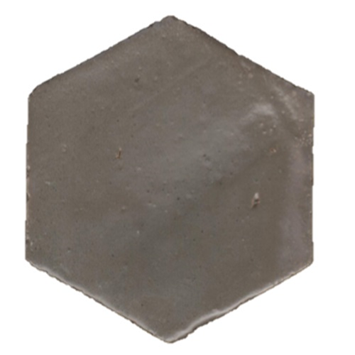 Terre d'Azur Terra Alta Gris hexagonal 16 cm