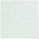 GM50 - Witte glas mozaiek mat