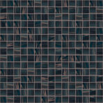 The Mosaic Factory Amsterdam Mozaiek Tegel Vierkant - Donker blauw Glas Goud Serie 322x322 mm, voeg linen