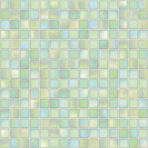 The Mosaic Factory Amsterdam Mozaiek Tegel Vierkant - Licht Groen Glas Parelmoer Serie 322x322 mm, voeg white pearl gloss