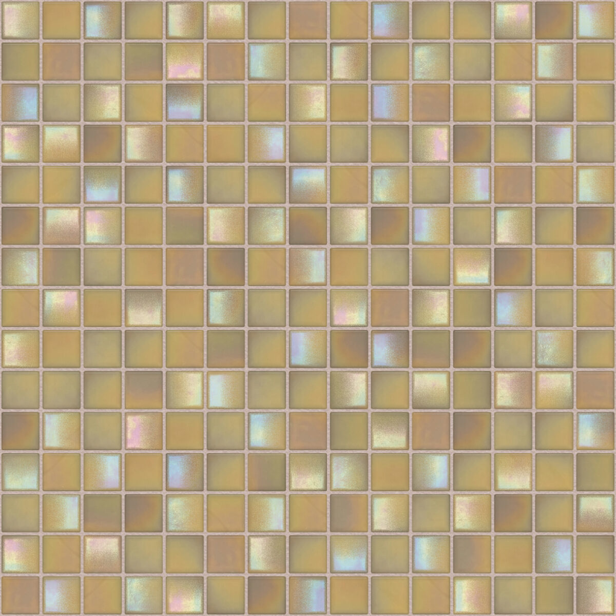 The Mosaic Factory Amsterdam Mozaiek Tegel Vierkant - Licht Creme Glas Parelmoer Serie 322x322 mm, voeg ancient white pearl