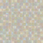 The Mosaic Factory Amsterdam Mozaiek Tegel Vierkant - Licht Roze Glas Parelmoer Serie 322x322 mm, voeg white pearl gloss