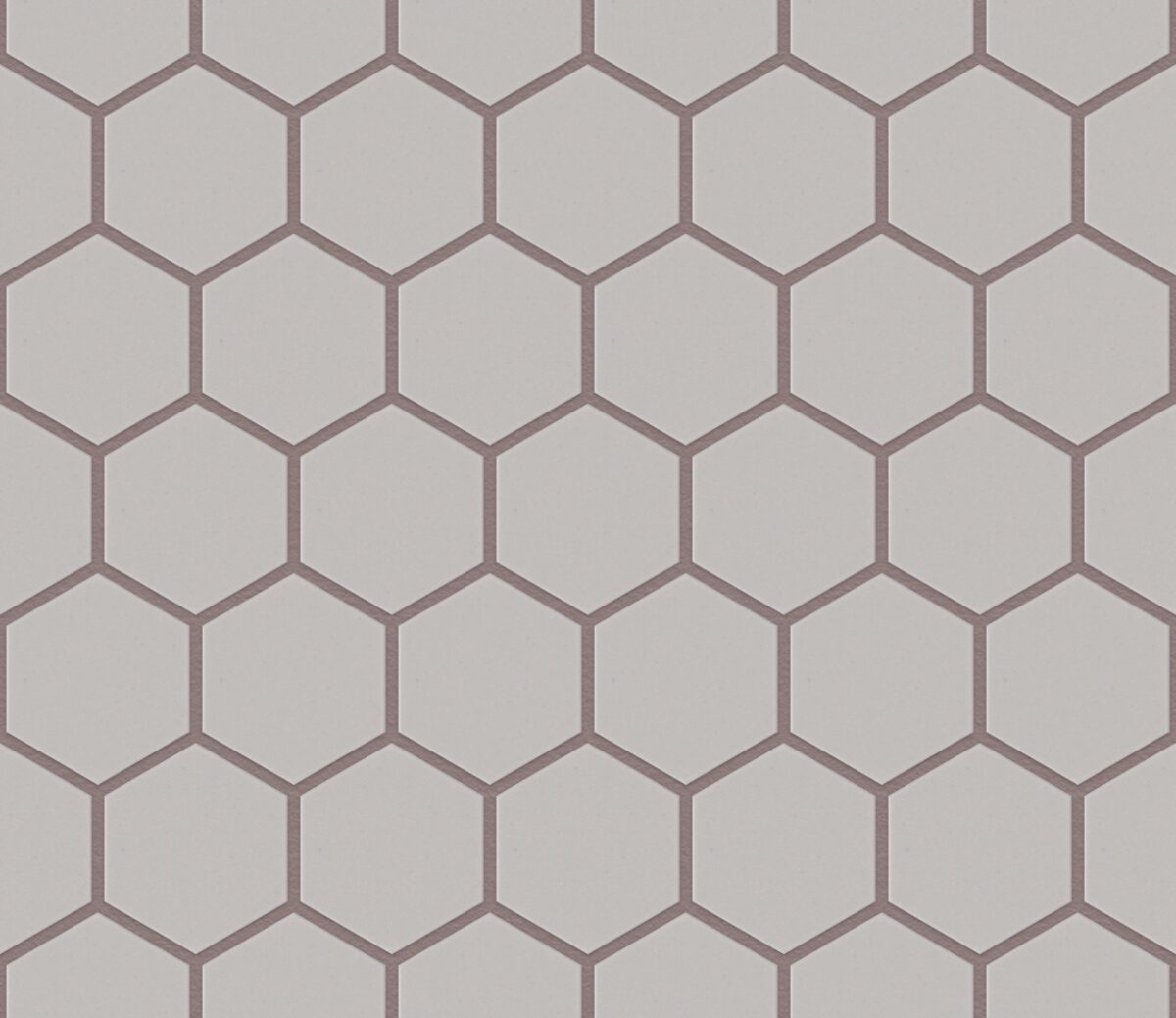 The Mosaic Factory London Mozaiek Tegel Hexagon - Wit Porselein Ongeglazuurd, R11 281x325 mm, voeg linen