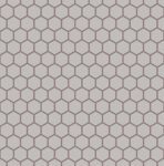 Mosaikfliese Hexagon von The Mosaic Factory London – Weißes Porzellan unglasiert, R11 260 x 300 mm, Leinenfuge