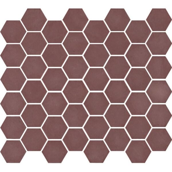 VAL12M MATT BURGUNDY hexagon recycled 1 1024x1024 1