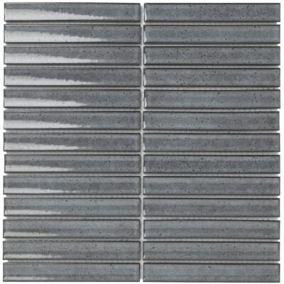 Tapis vinyl carreaux de céramique Kitkat gris