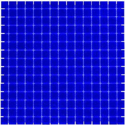 Dunkelblaue Fliesenmatte aus der Mosaikfabrik