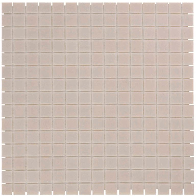 Beige mosaic tile matt