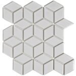 Carreaux hexagonaux blancs