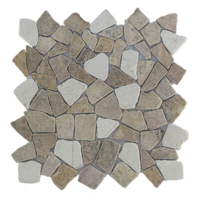 Stabigo 11268 Mosaic mix yucatan brown cream 30x30 Y 2