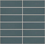 AF45525 Forest Green Glossy Barcelona - Rectangle 45x145mm, voeg moon white