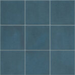 KAG10125 Ocean Blue Glossy Kasba - 97x97mm, green gray joint