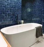 KAG10700 Indigo Glossy Kasba - 97x97mm, bathroom