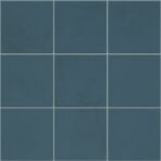 The Mosaic Factory Kasba Mozaïek Tegel Vierkant – Ocean Blue Mat Porselein 297×297 mm, voeg green grey