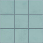 KAM10050 Turquoise Matt R10 Kasba - 97x97mm, voeg castle grey