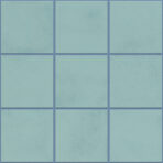 KAM10050 Turquoise Matt R10 Kasba - 97x97mm, voeg cerulean