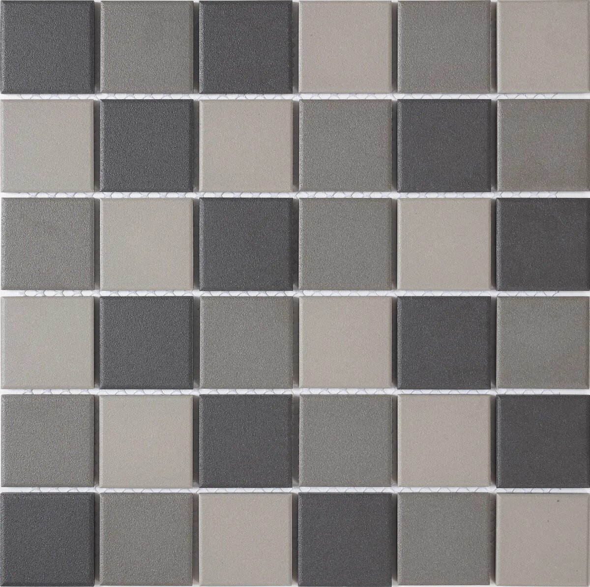 f56f3624 f807 487a 9bb1 79e6a78018f1 Mozaïek tegels Dover Mix Donker 5x5 Anti-slip 30,6x30,6 - Vierkant Wand en vloer Ongeglazuurd porseleinen steengoed