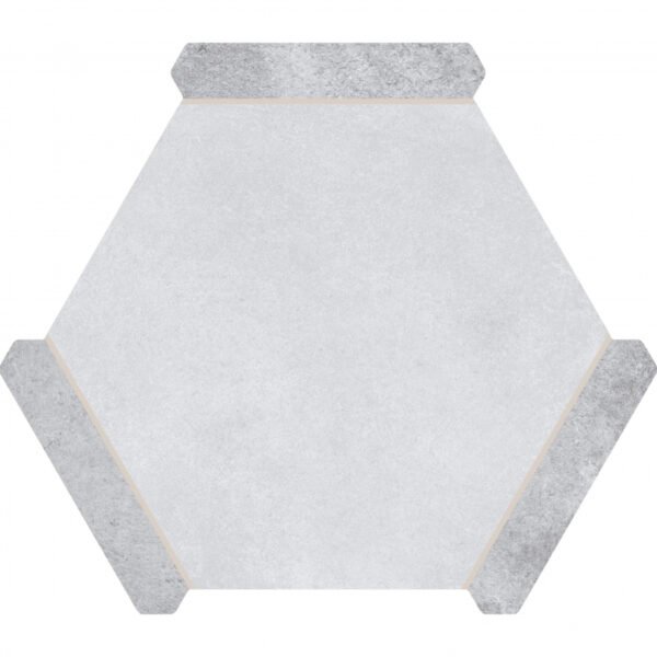 Monopole Avant Hexagon Tegels Altea Wit 22 x 25 CM Porselein
