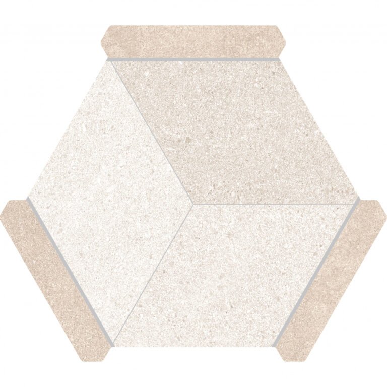 Monopole Avant Hexagon Tiles Bristol Beige 22 x 25 CM Porcelain