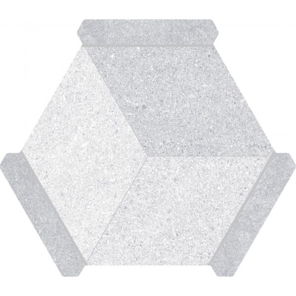 Monopole Avant Hexagon Tegels Bristol Gris 22 x 25 CM Porselein