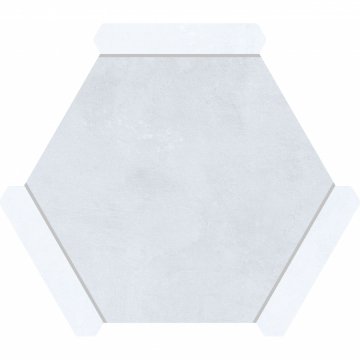Monopole Avant Hexagon Tegels Calpe Blanco 22 x 25 CM Porselein