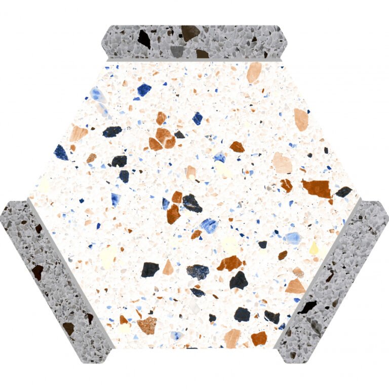 Monopole Avant Hexagon Tiles Maggiore Minestrone 22 x 25 CM Porcelain