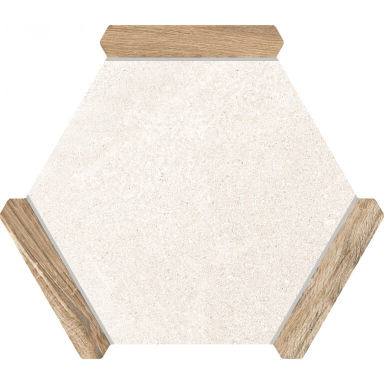 Monopole Avant Hexagon Tiles Sacramento Beige Oak 22 x 25 CM Porcelain