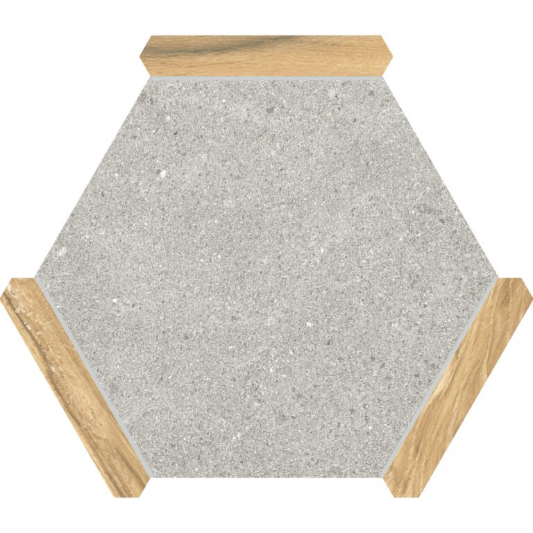 Monopole Avant Hexagon Tiles Sacramento Ceniza Pino 22 x 25 CM Porcelain