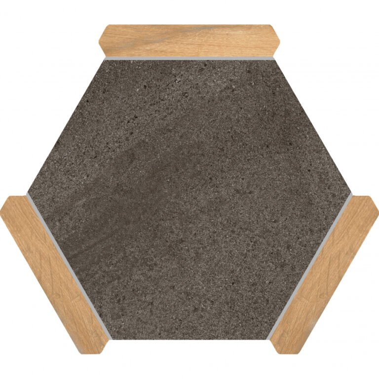 Monopole Avant Hexagon Tiles Sacramento Grafito Pino 22 x 25 CM Porcelain