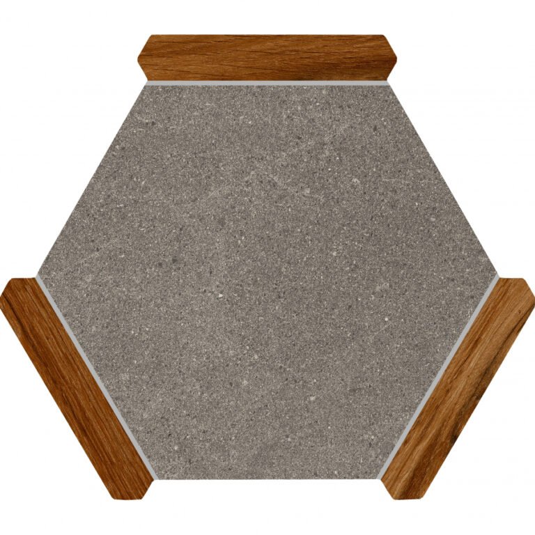 Monopole Avant Hexagon Tegels Sacramento Taupe Roble 22 x 25 CM Porselein