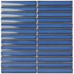 Jeans blue kitkat tile mat from The Mosaic Factory