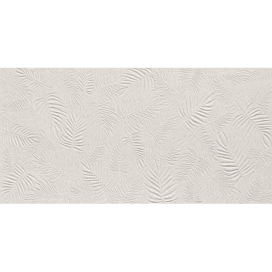 Atlas Concorde 3D Wall Carve A58A wandtegel 40x80cm 8,5mm mat rect. leaf pearl