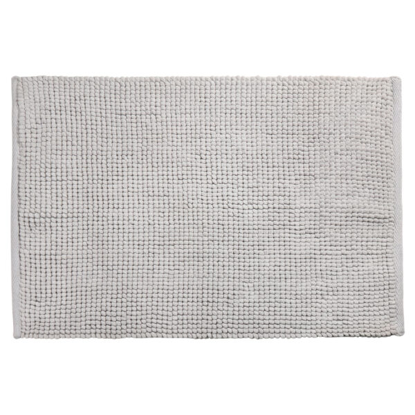 Differnz Candore badmat 100% microfiber - geschikt voor vloerverwarming - 50 x 80 cm - licht grijs