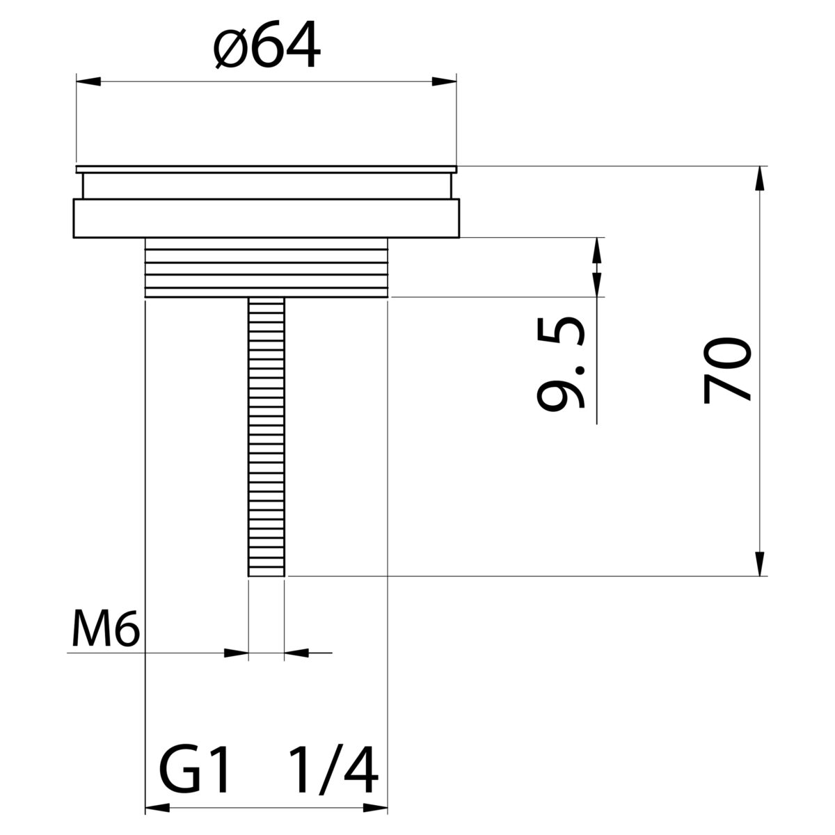 3840001 06 Differnz Flat fonteinset keramiek - kraan recht - 38 x 24 x 7 cm - mat zwart