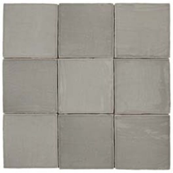 Roca St Tropez FHWE06P021 Wandtegel 130X130 Gris 8,5mm Glans