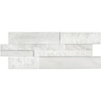 Keradom Marmi 16KAWH Wandtegel 160X400 White 8-12mm Mat