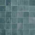 Ragno Melange R8GD Wandtegel 100X100 Aquamarine 10mm Glans