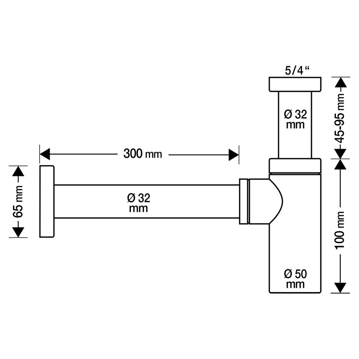 3840060 33 Differnz Force fonteinset beton donkergrijs - kraan gebogen - 40 x 22 x 8 cm - mat zwart