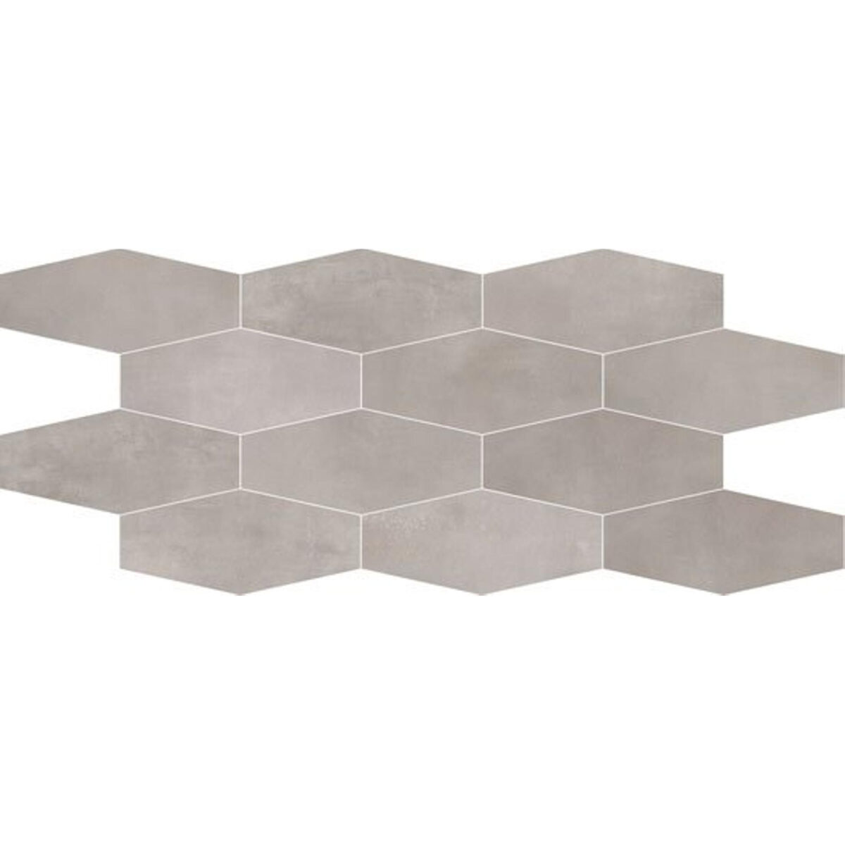 Mozaïektegel ABK Imoker Interno 9 I9R03151 WAMoz.300X600 Silver 9mm Mat Ret.F:Hexagon